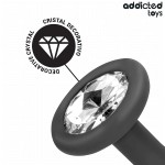 ADDICTED TOYS - SET OF 3 ANAL PLUG SILICONE WITH JEWEL